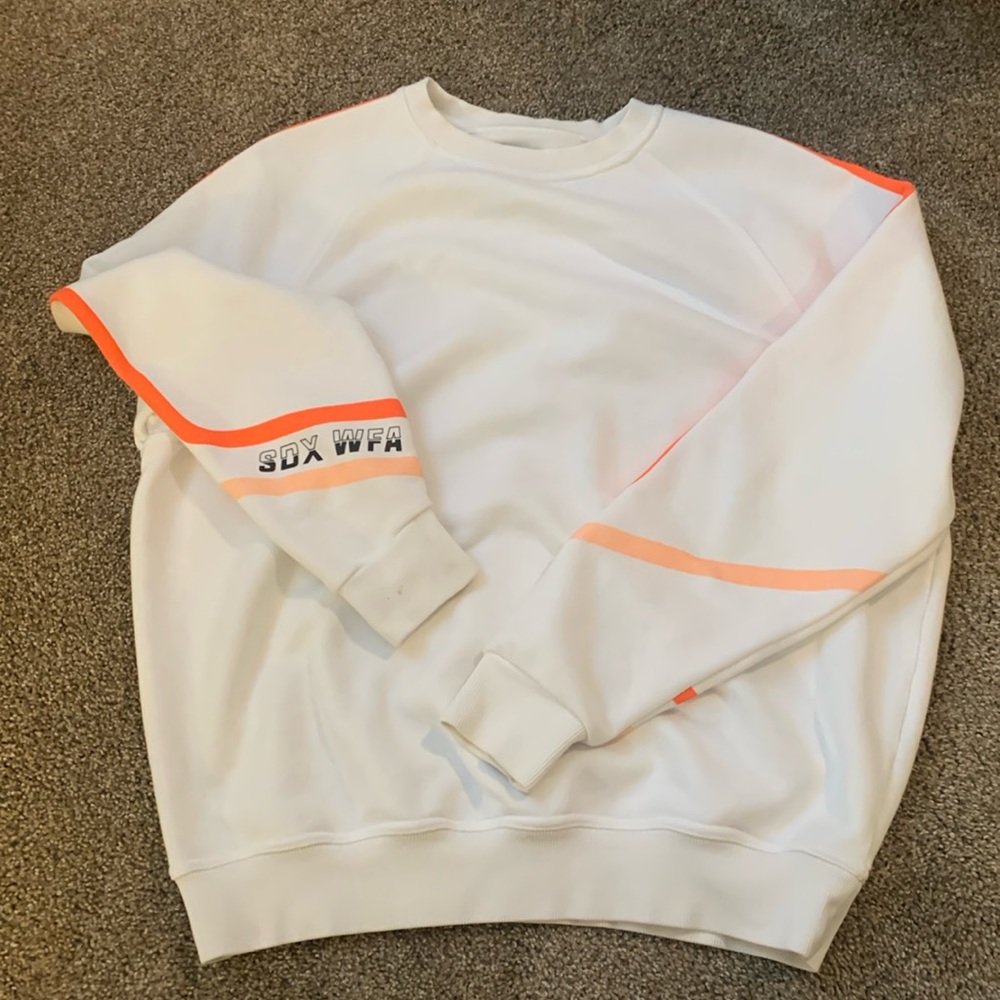 SD x WFA white sweatshirt
